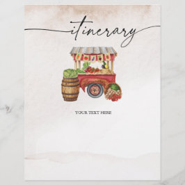 Jordbrukare Marknadsblomman Bouquet-rutten lakan Reklamblad