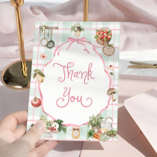 Jordbrukare marknadsför lokalt odlad Rosa Baby Sho Tack Kort