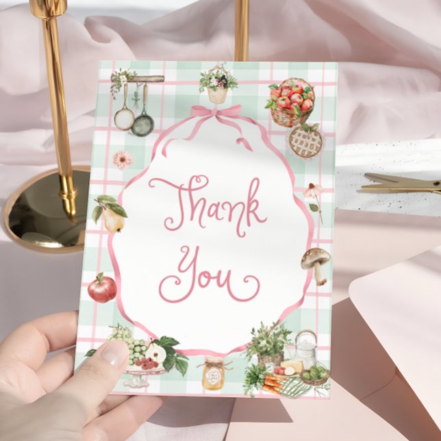 Jordbrukare marknadsför lokalt odlad Rosa Baby Sho Tack Kort (Skapare uppladdad)