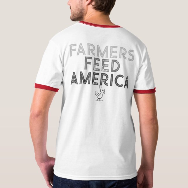 JORDBRUKARE MATAR AMERICA T-Shirt (Baksida)