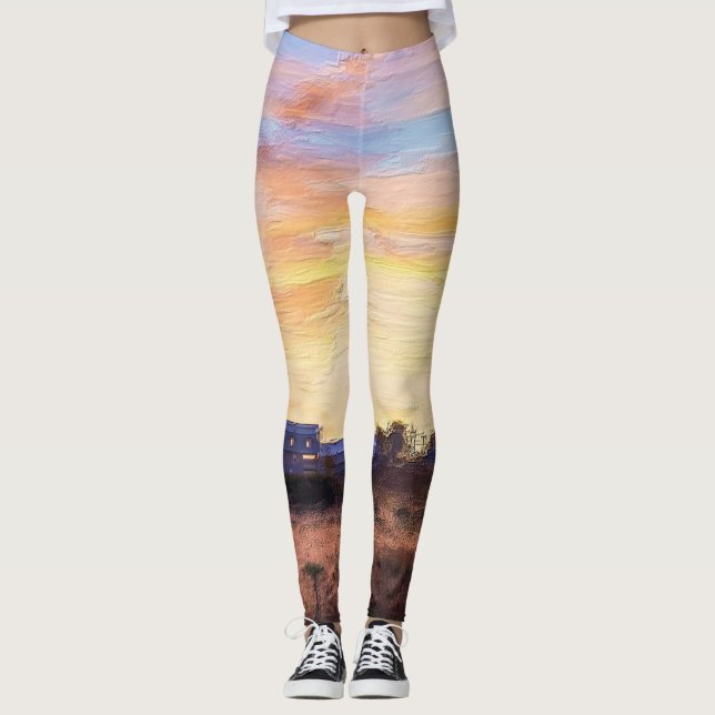 Jordbrukare MorgPainterly Leggings (Framsida)