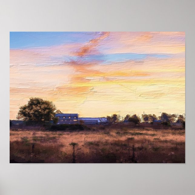 Jordbrukare MorgPainterly Poster (Framsidan)