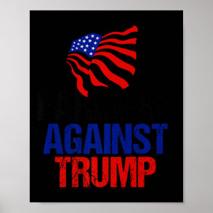 Jordbrukare mot Trump Anti Donald Trump American F Poster
