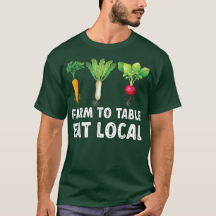 Jordbrukare på den lokala jordbruksmarknaden i Bor T Shirt