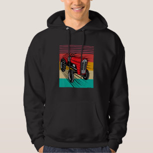 Jordbrukare Pappa Traactor Farmer Day Ranch Hoodie