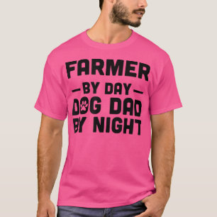 Jordbrukare per dag Hund Pappa vid natten 651 T Shirt