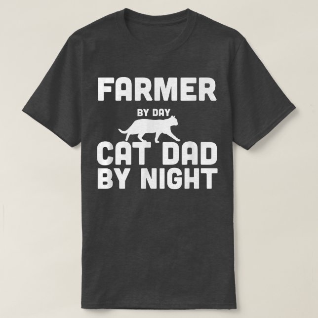 Jordbrukare per dagskat Pappa per natt T Shirt (Design framsida)