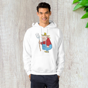 Jordbrukare som transporterar en gaffel hoodie