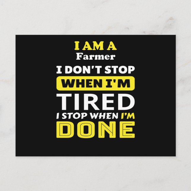 Jordbrukare Vykort (Framsida)