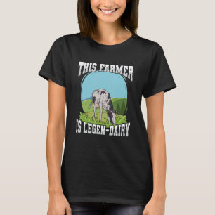 Jordbrukaren är en legitim mejeripun för en konsum t shirt