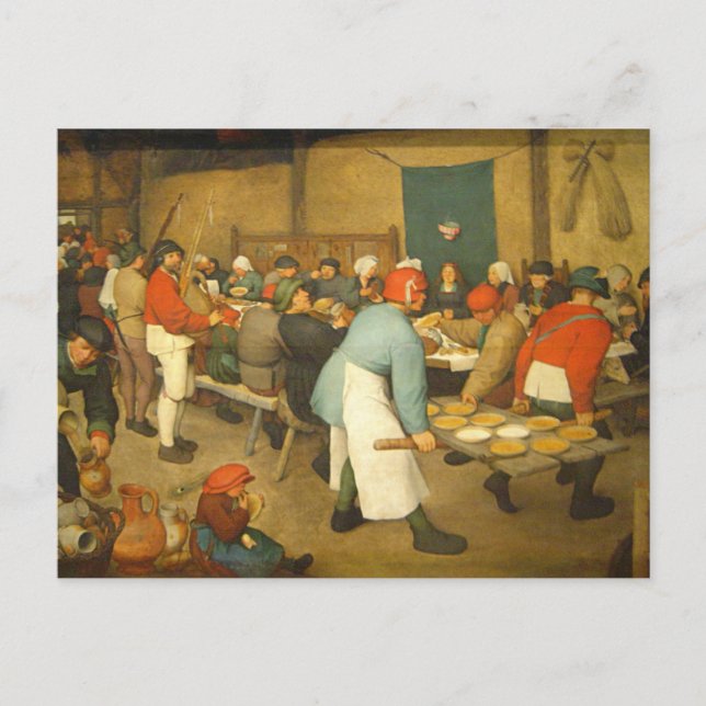 Jordbrukaren Bröllop - 1568 Vykort (Framsida)