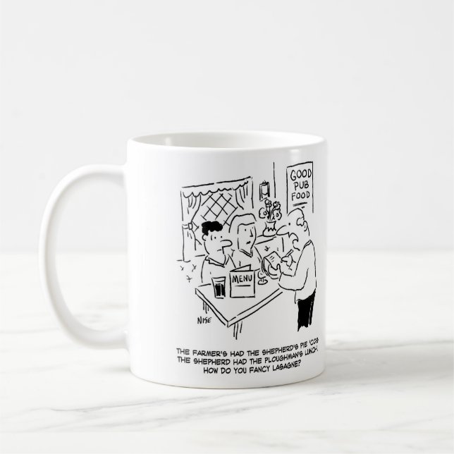 Jordbrukaren hade Shepherd's Paj Kaffemugg (Vänster)