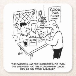 Jordbrukaren hade Shepherd's Paj Underlägg Papper Kvadrat