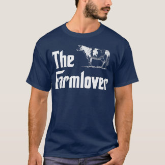 Jordbrukaren vid den berömda Cow Farm Cows Farmer T Shirt
