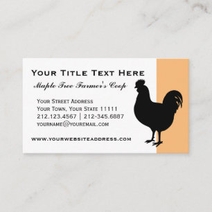 Jordbrukarens Backyard Chicken Classic Land Visitkort