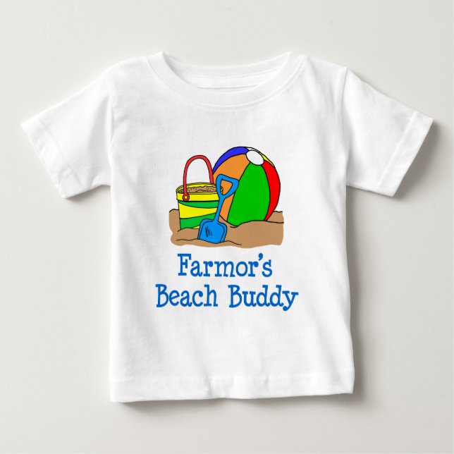 Jordbrukarens Beach Buddy Tee Shirt (Framsida)