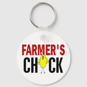 Jordbrukarens Chick Nyckelring