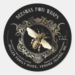 Jordbrukarens etiketter för matavfall från biodlar