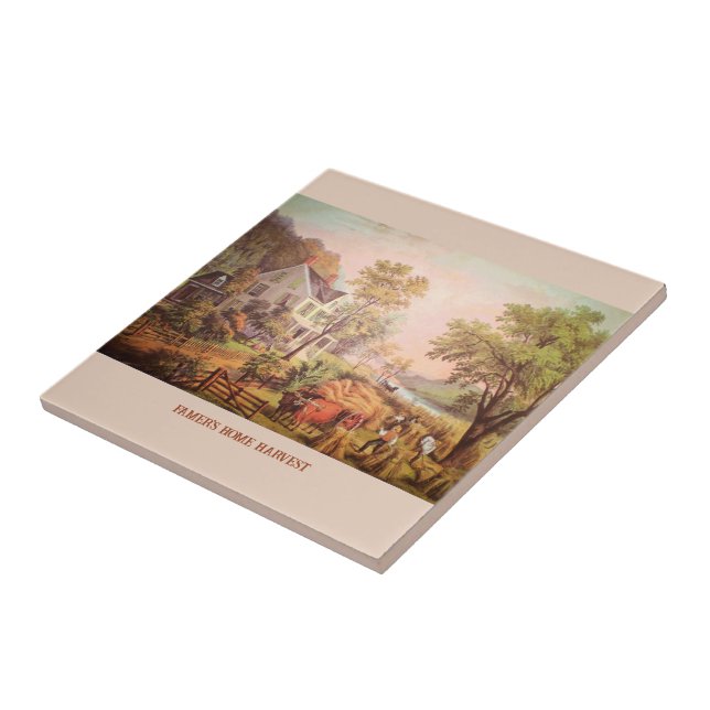 Jordbrukarens hemskördeplatta kakelplatta (Sidan)