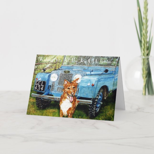 Jordbrukarens julkort för vänner helgkort (Framsida)