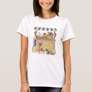 Jordbrukarens marknadsflöde i Basket T Shirt