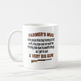 Jordbrukarens Mugg. Funny Farmers gåva Kaffemugg