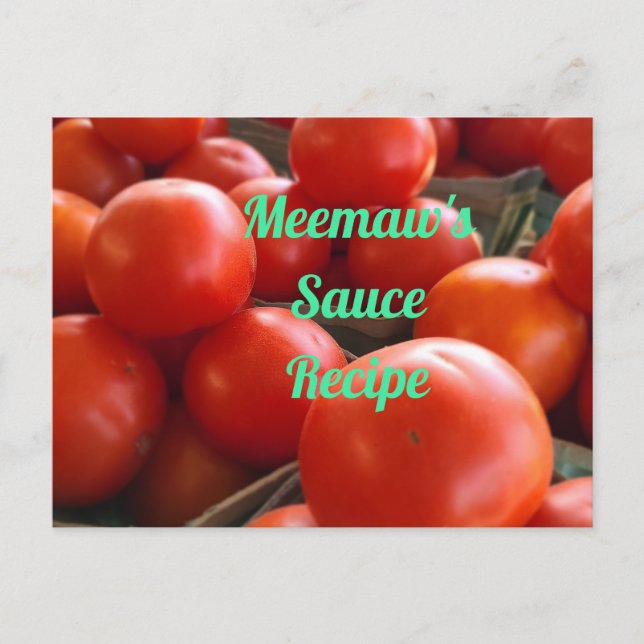 Jordbrukarens tomater vykort (Framsida)