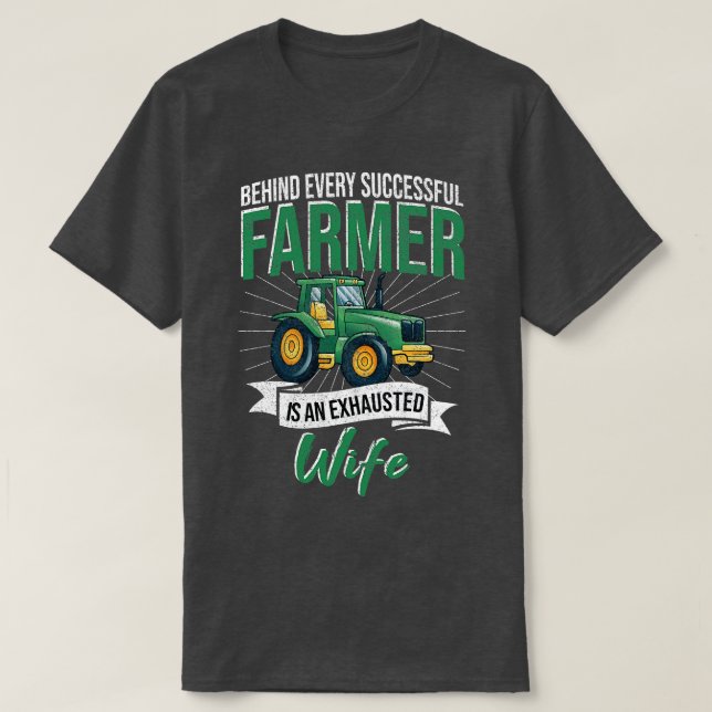 Jordbrukarnas fru Farmer Girlkompis T Shirt (Design framsida)