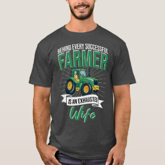 Jordbrukarnas fru Farmer Girlkompis T Shirt