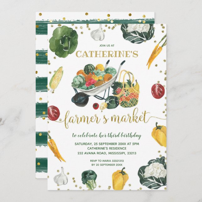 Jordbrukarnas inbjudan att bjuda in jordbrukare på (Fram/baksida)