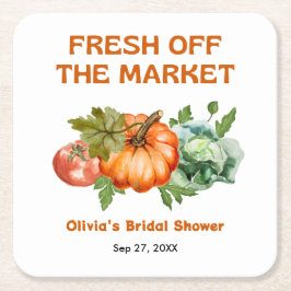 Jordbrukarnas Möhippa på nytt Underlägg Papper Kvadrat