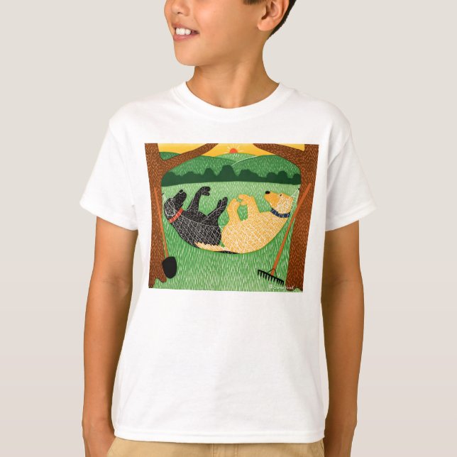 Jordbruket är hårt arbetande barn T-shirt-Stephen  Tee (Framsida)