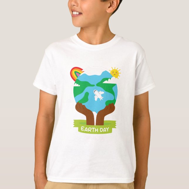 Jordbruksdagen för regnbåge t shirt (Framsida)