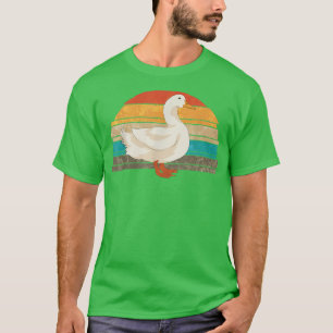 Jordbruksdjur Anka Älskare Bird Farmer Retro Anka T Shirt