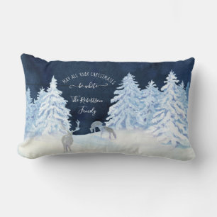 Jordbruksflottan Snowing White Julfamiljen Namn Lumbarkudde