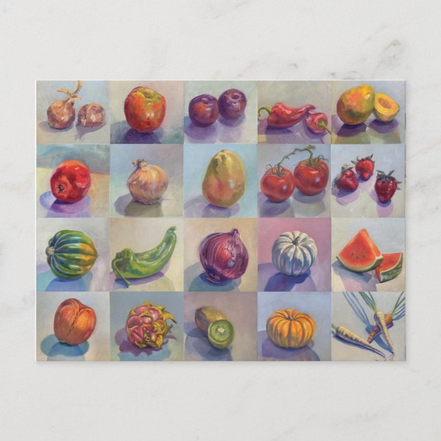 Jordbruksföretag till Easel Papper Vykort (Framsida)