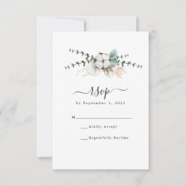 Jordbruksföretaget Cotton Eucalyptus Bröllop OSA Kort