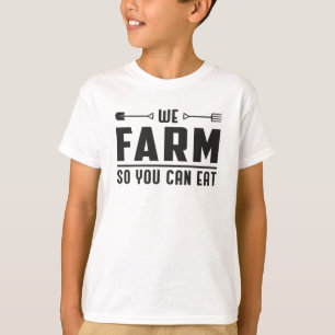 Jordbruksföretaget Farmer Farming Chicken Gift Ide T Shirt