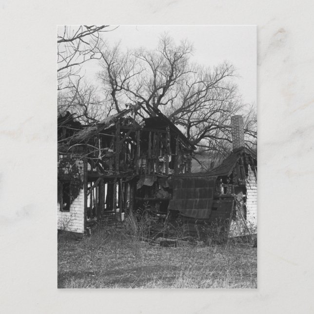 Jordbruksföretagets ruiner vykort (Framsida)