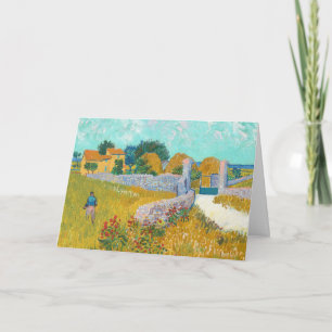 Jordbrukshus i Provence av van Gogh: Blank Kort