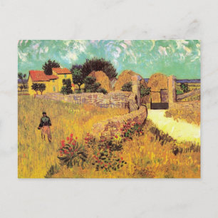 Jordbrukshus i Provence av Vincent van Gogh Vykort