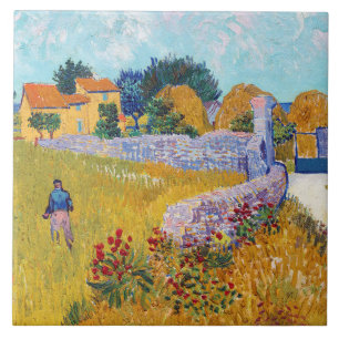 Jordbrukshus i Provence, Van Gogh Kakelplatta