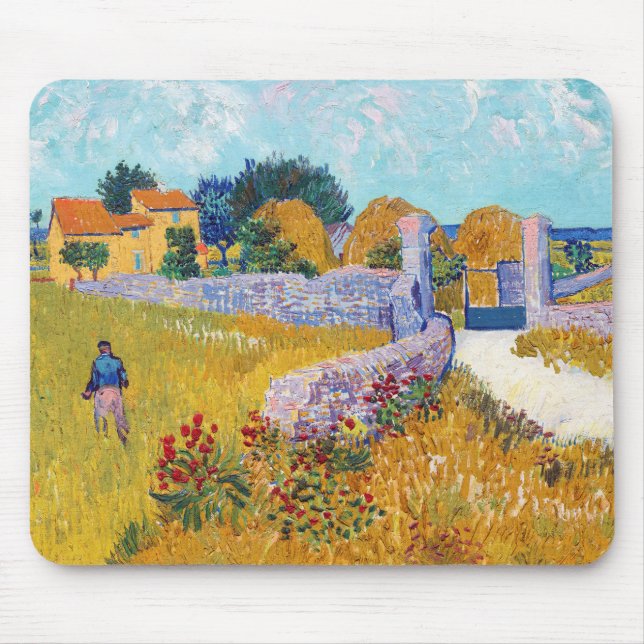 Jordbrukshus i Provence, Van Gogh Musmatta (Framsidan)