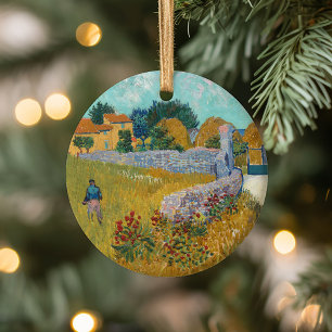 Jordbrukshus i Provence   Vincent van Gogh Julgransprydnad Keramik