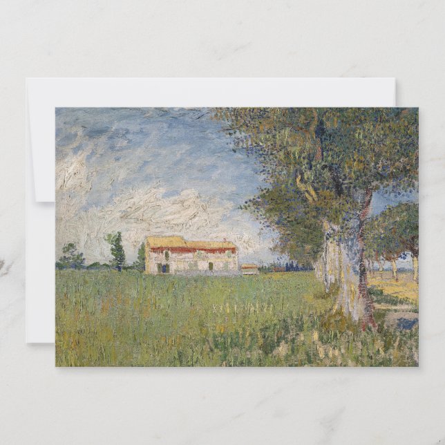 Jordbrukshus i vetet Fält | Vincent van Gogh (Framsida)