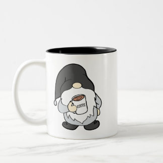 Jordbrukshusen Gnome med Lumpy Coffee Mugg