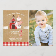 Jordbruksinbjudningar födelsedag gammal McDonald L