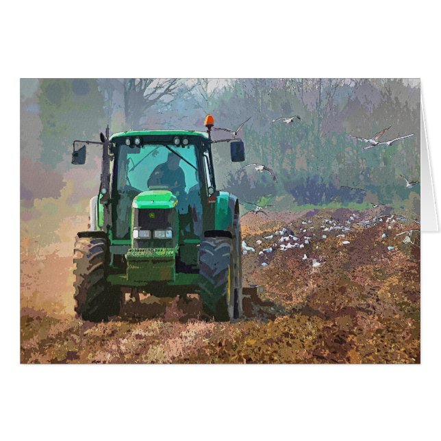 JORDBRUKskort Hälsningskort (Framsidan Horizontal)