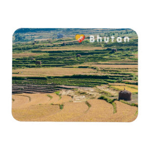 Jordbrukslandskapet Bhutanese Magnet
