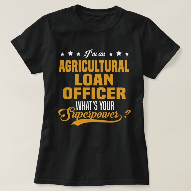 Jordbrukslåneansvarig T Shirt (Design framsida)